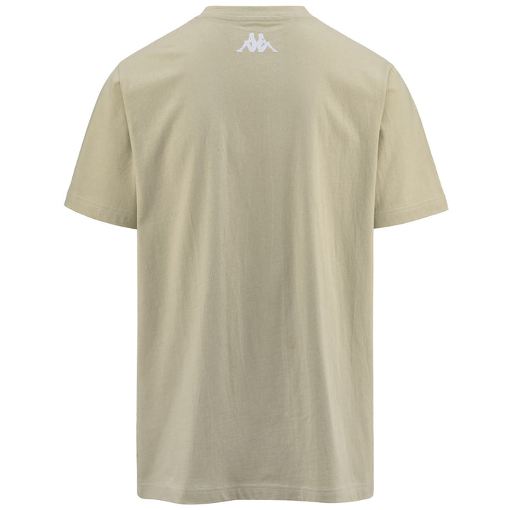 T-ShirtsTop Man NIGRAPH T-Shirt BEIGE LT RICE Dressed Side (jpg Rgb)		