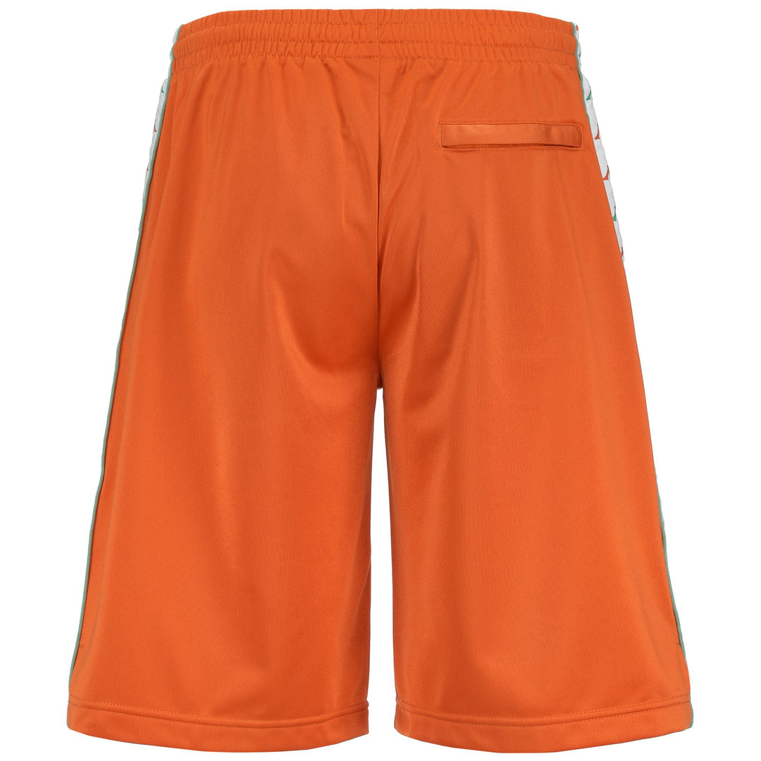 Shorts Man 222 BANDA TREADWELLZI Sport  Shorts ORANGE RUST-WHITE-GREEN DUSTY Dressed Side (jpg Rgb)		