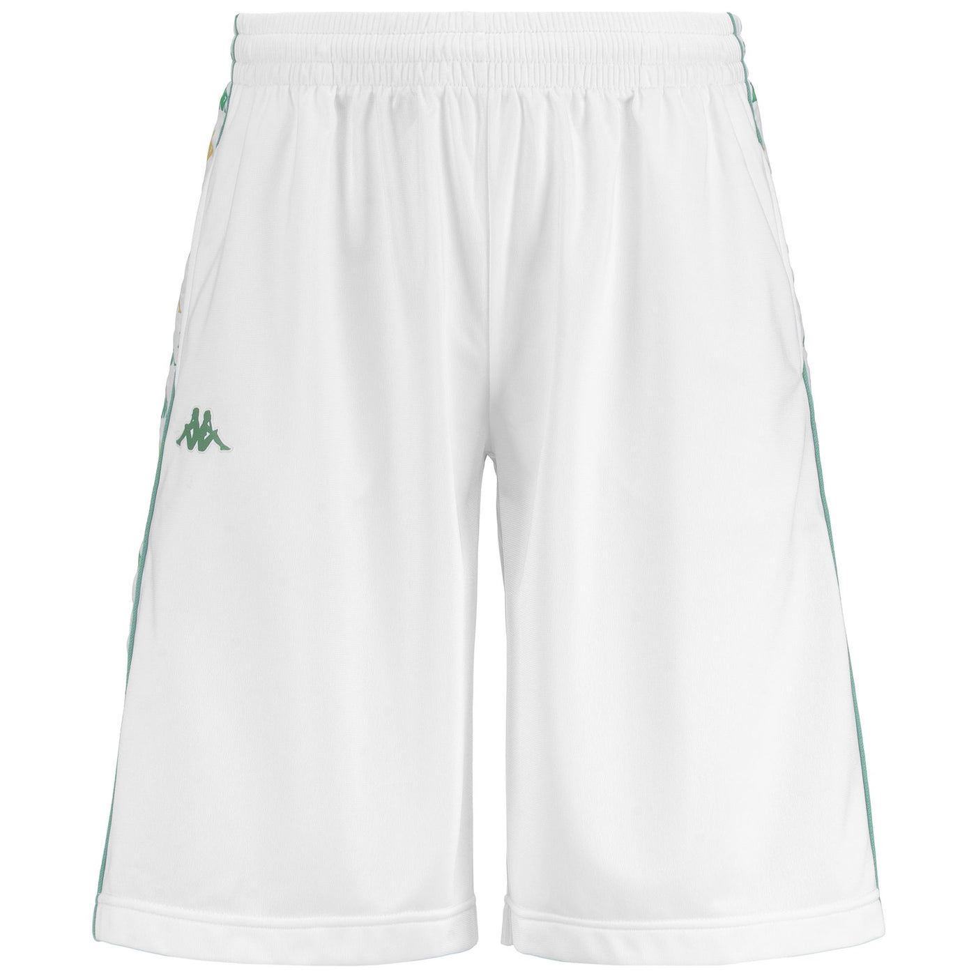 Shorts Man 222 BANDA TREADWELLZI Sport  Shorts WHITE-GREEN DUSTY-YELLOW ANISETTE Photo (jpg Rgb)			