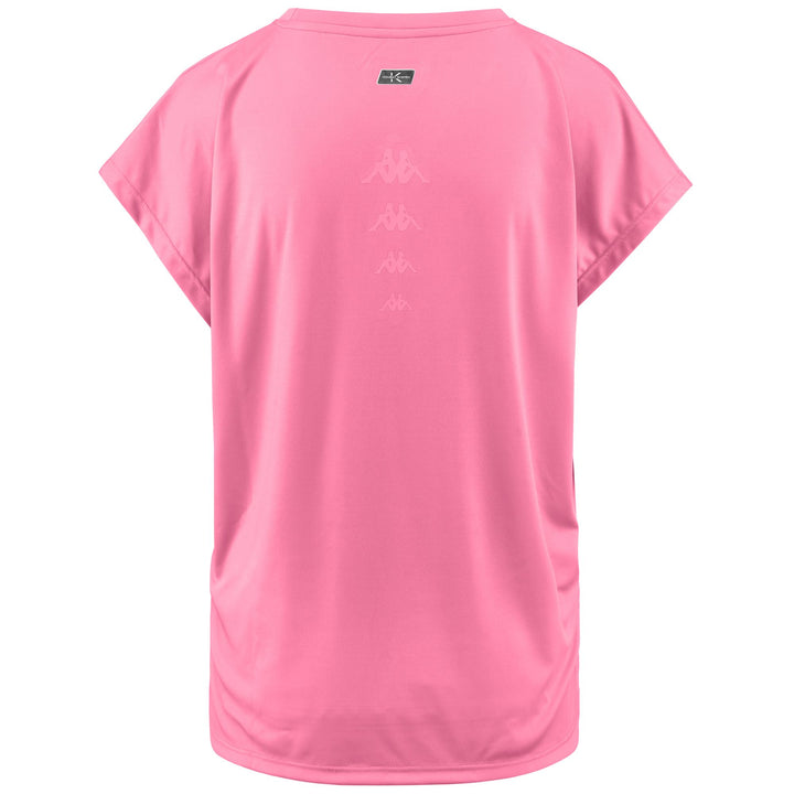 T-ShirtsTop Woman EBANO T-Shirt PINK SACHET Dressed Side (jpg Rgb)		