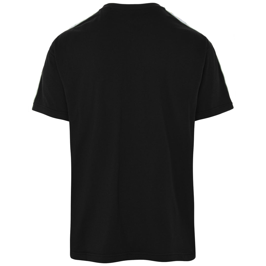 T-ShirtsTop Man 222 BANDA SIDONIO T-Shirt BLACK-WHITE-GREEN DUSTY Dressed Side (jpg Rgb)		