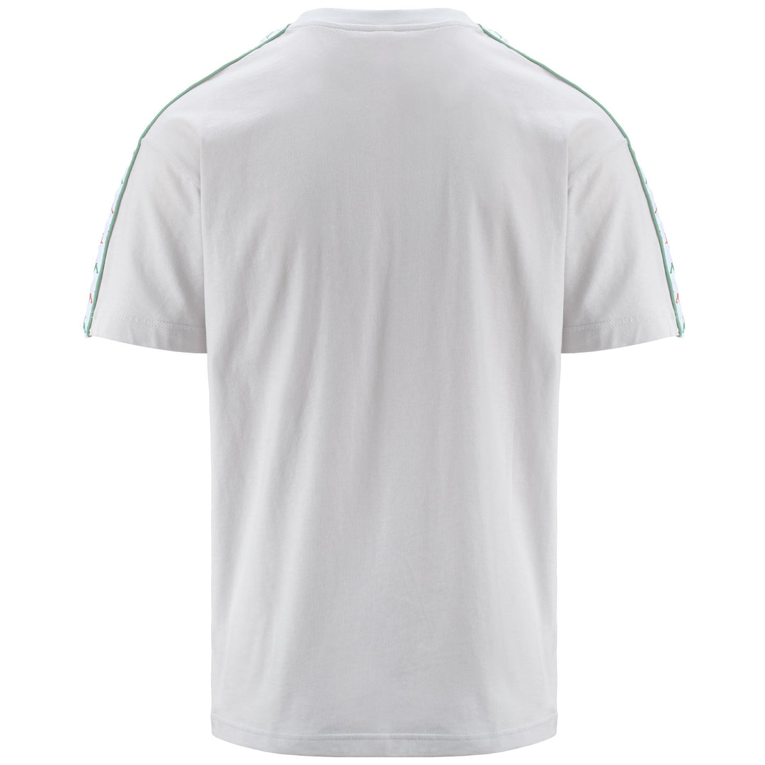 T-ShirtsTop Man 222 BANDA SIDONIO T-Shirt GREY LT-ORANGE-GREEN DUSTY Dressed Side (jpg Rgb)		