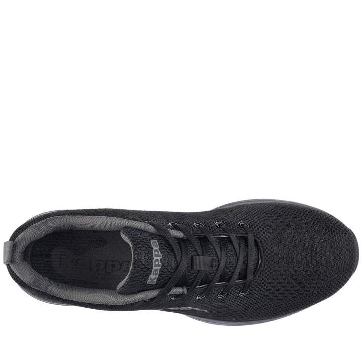 Sneakers Man LOGO ASIVAT 3 Low Cut BLACK-GREY DK Dressed Back (jpg Rgb)		