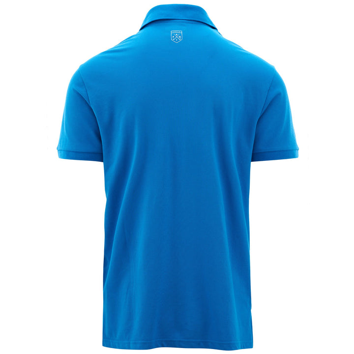 Polo Shirts Man FIVUS Polo BLUE BRILLIANT Dressed Side (jpg Rgb)		