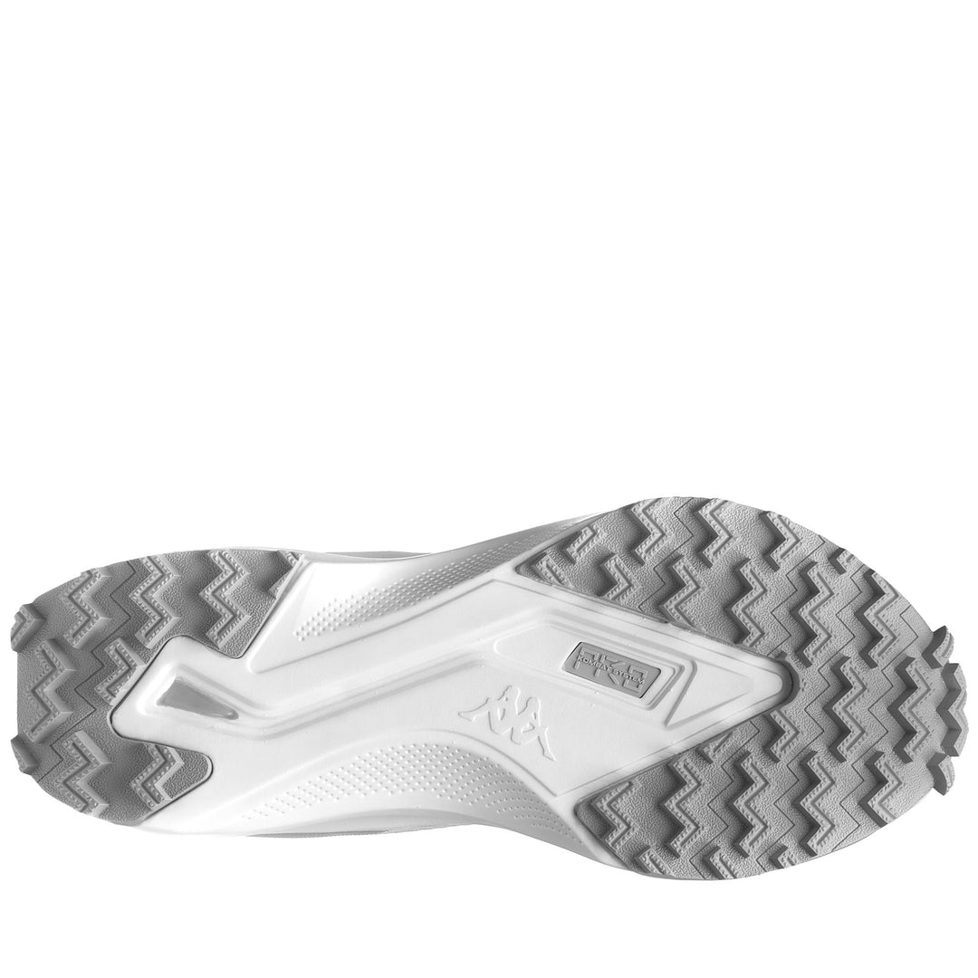 Sport Shoes Unisex KOMBAT PERFORMANCE 3 PRO Low Cut WHITE - GREY LT Dressed Front (jpg Rgb)	