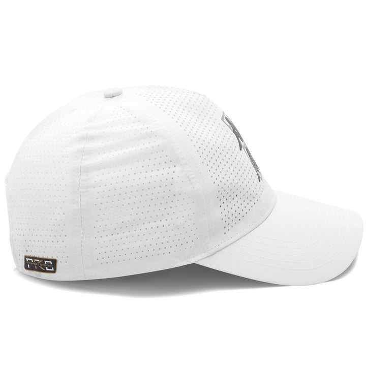 Headwear Unisex KOMBAT PADEL CHISTED Cap WHITE OFF Dressed Back (jpg Rgb)		