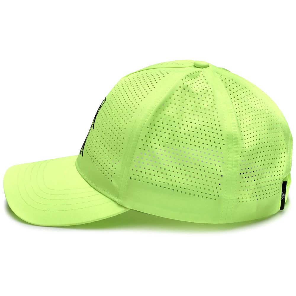 Headwear Unisex KOMBAT PADEL CHISTED Cap GREEN ACID Dressed Front (jpg Rgb)	