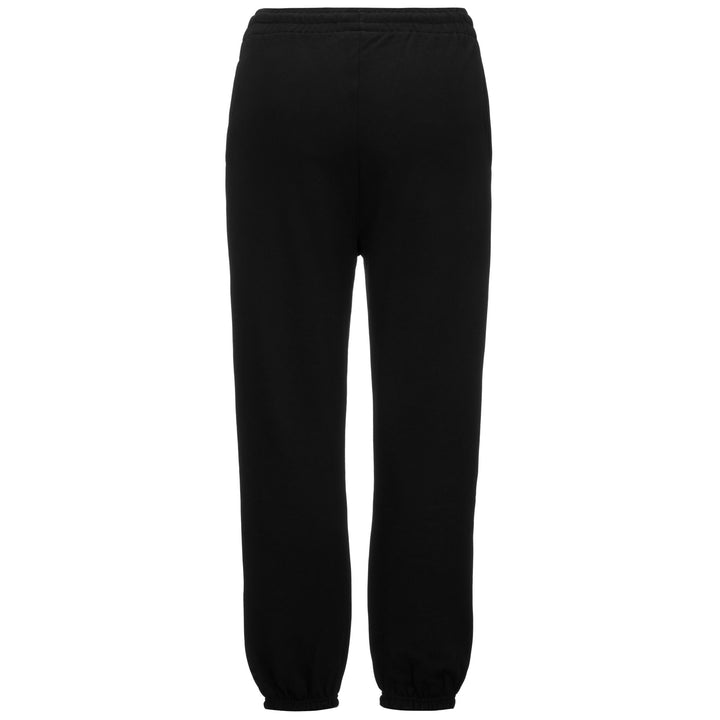 Pants Woman AUTHENTIC GALAT ORGANIC Sport Trousers BLACK Dressed Side (jpg Rgb)		