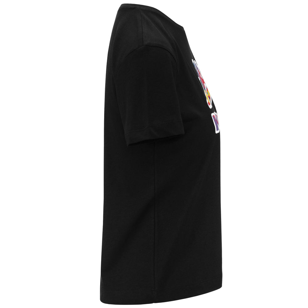 T-ShirtsTop Woman LOGO EILEEN T-Shirt BLACK Dressed Front (jpg Rgb)	