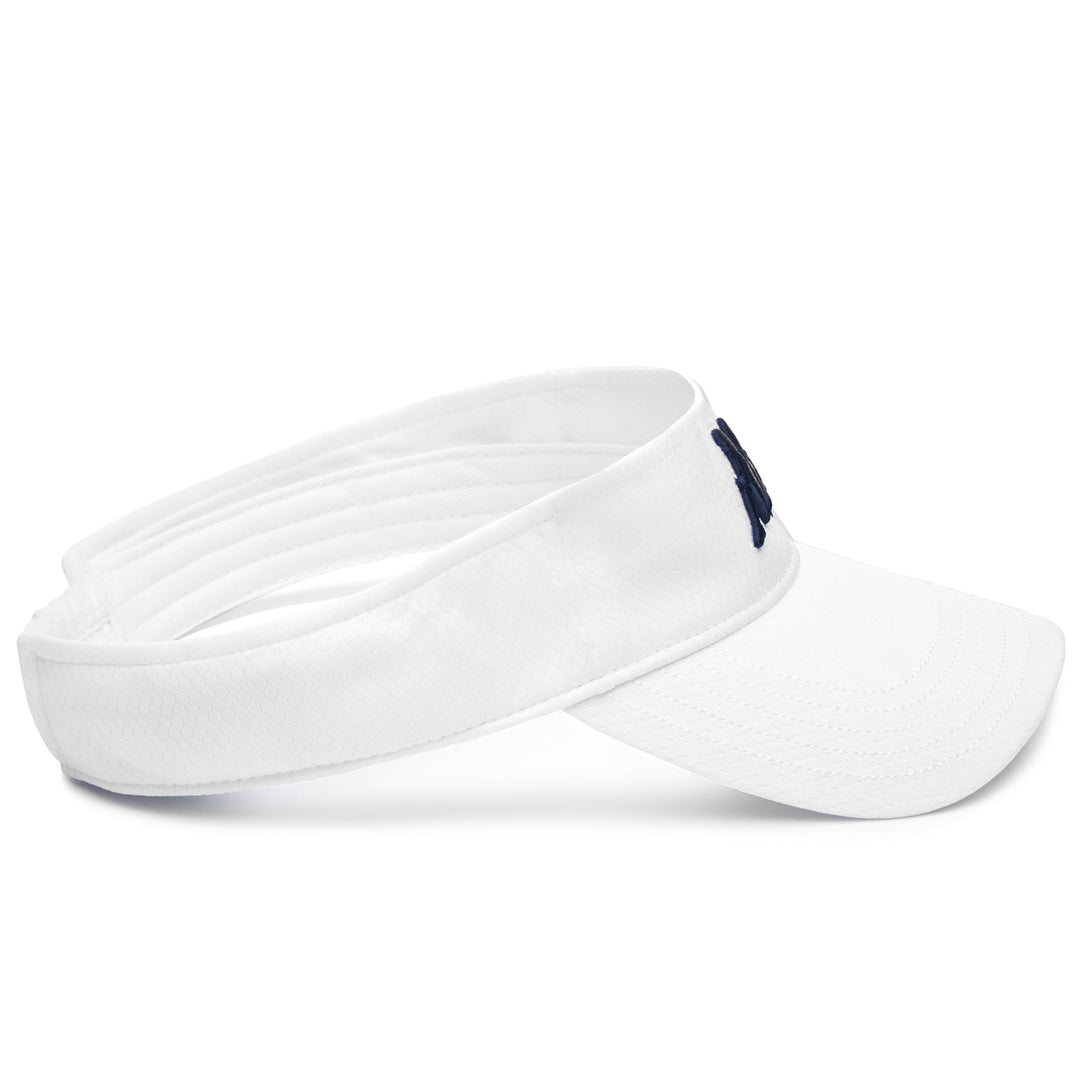 Headwear Unisex FEBY Visor WHITE Dressed Side (jpg Rgb)		