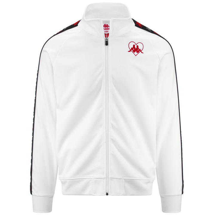 Fleece Man AUTHENTIC LOTI Jacket WHITE-BLACK-GREY ANTHRACITE-RED Photo (jpg Rgb)			
