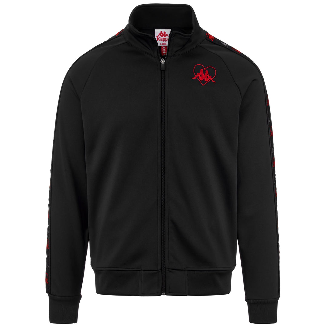 Fleece Man AUTHENTIC LOTI Jacket BLACK-GREYDK-RED Photo (jpg Rgb)			