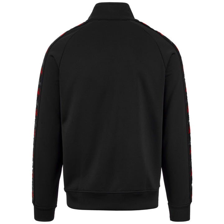 Fleece Man AUTHENTIC LOTI Jacket BLACK-GREYDK-RED Dressed Side (jpg Rgb)		