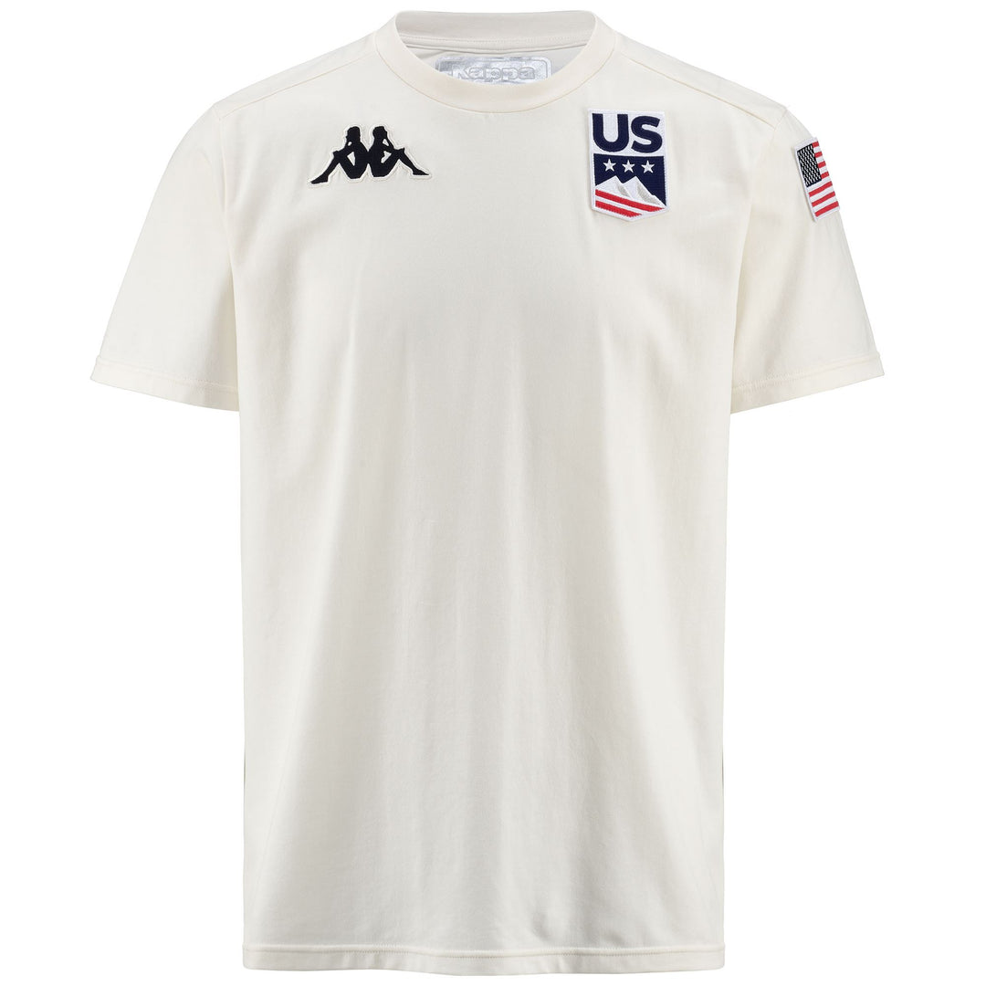 T-ShirtsTop Man 6CENTO AYBA2 US T-Shirt WHITE EGRET Photo (jpg Rgb)			
