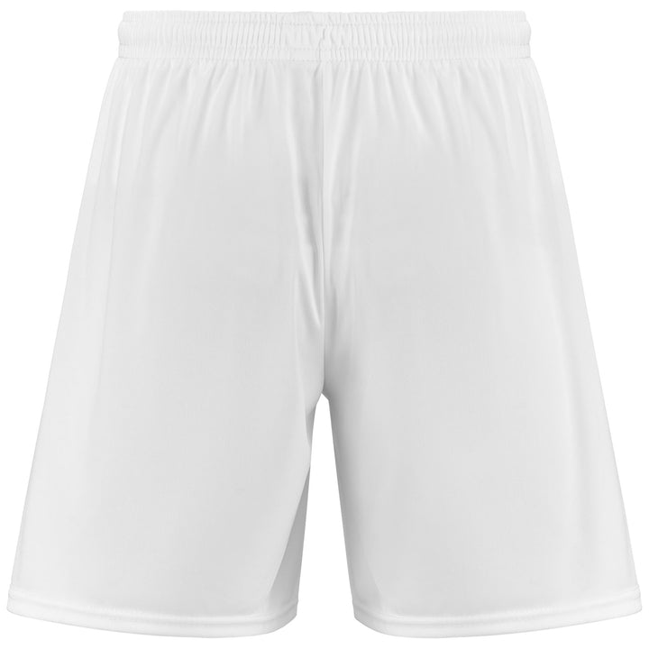 Shorts Man KAPPA4SOCCER BORGOC Sport  Shorts WHITE Dressed Side (jpg Rgb)		
