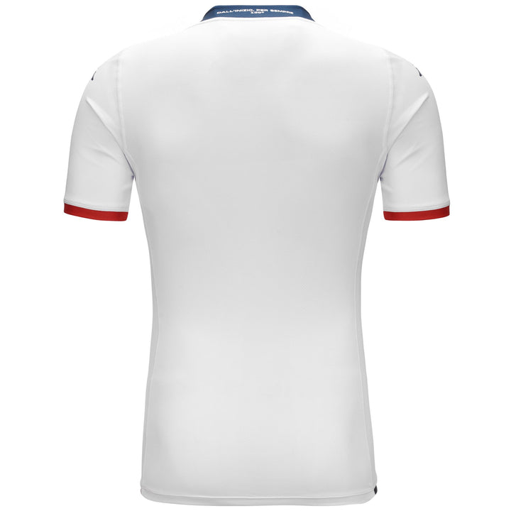 Active Jerseys Man KOMBAT PRO 2024 GENOA Shirt WHITE-BLUE DK-RED Dressed Side (jpg Rgb)		