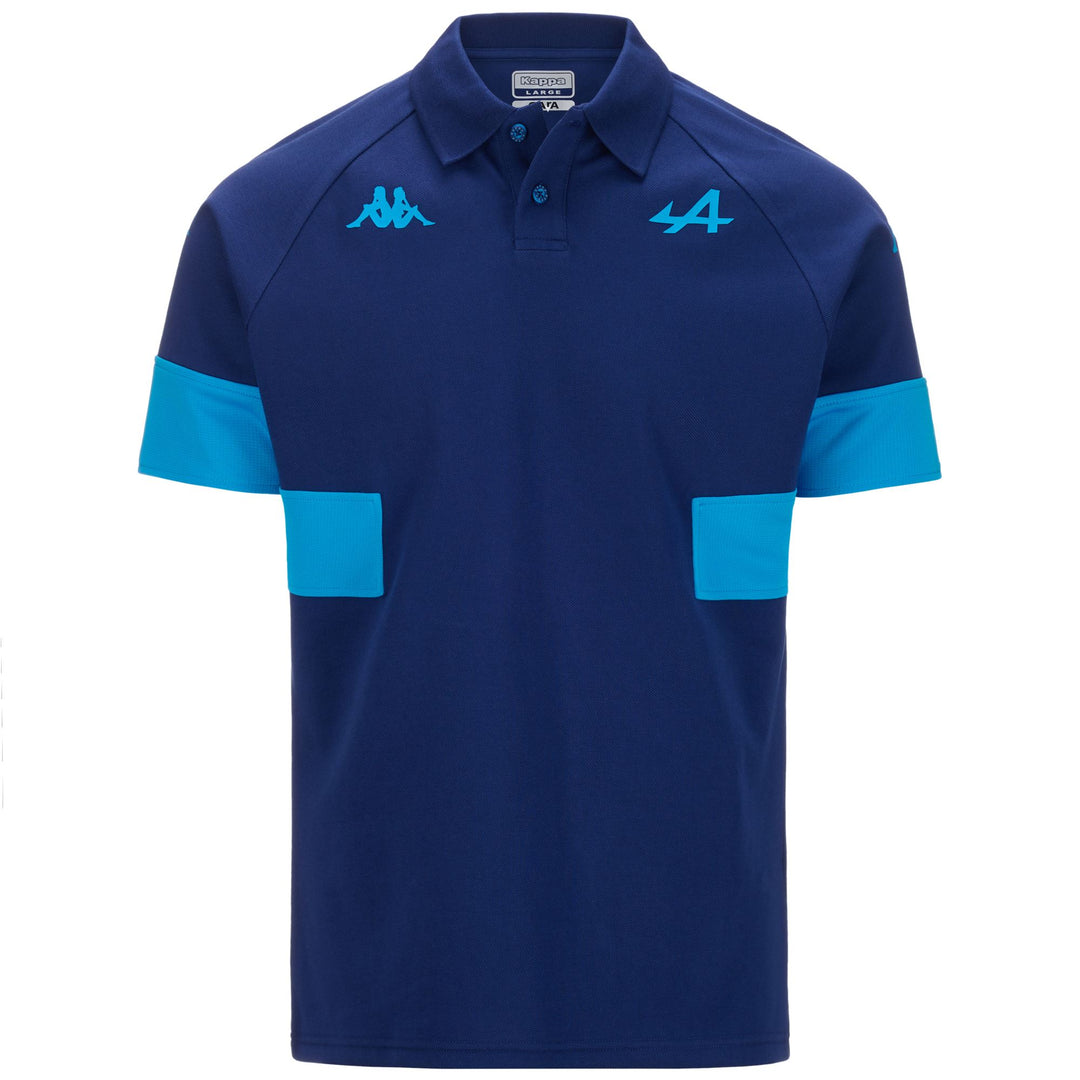 Polo Shirts Man SUPPORTER ANDOI ALPINE F1 Polo BLUE TWILIGHT - BLUE DRESDEN Photo (jpg Rgb)			