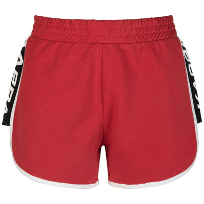 Shorts Woman LOGO CLEIT Sport  Shorts Red | kappa Photo (jpg Rgb)			