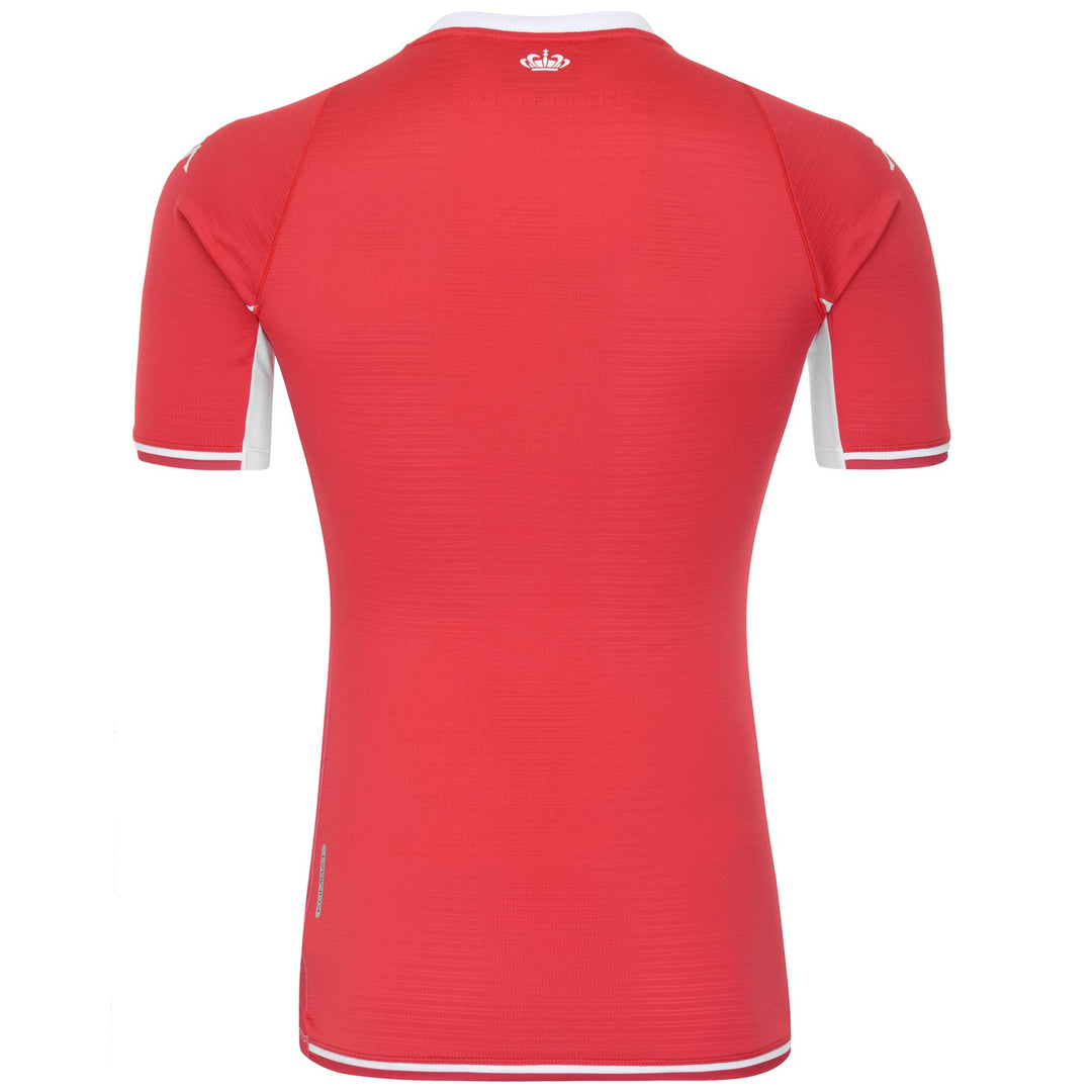 Active Jerseys Man KOMBAT PRO 2022 MONACO Shirt RED-WHITE Dressed Side (jpg Rgb)		