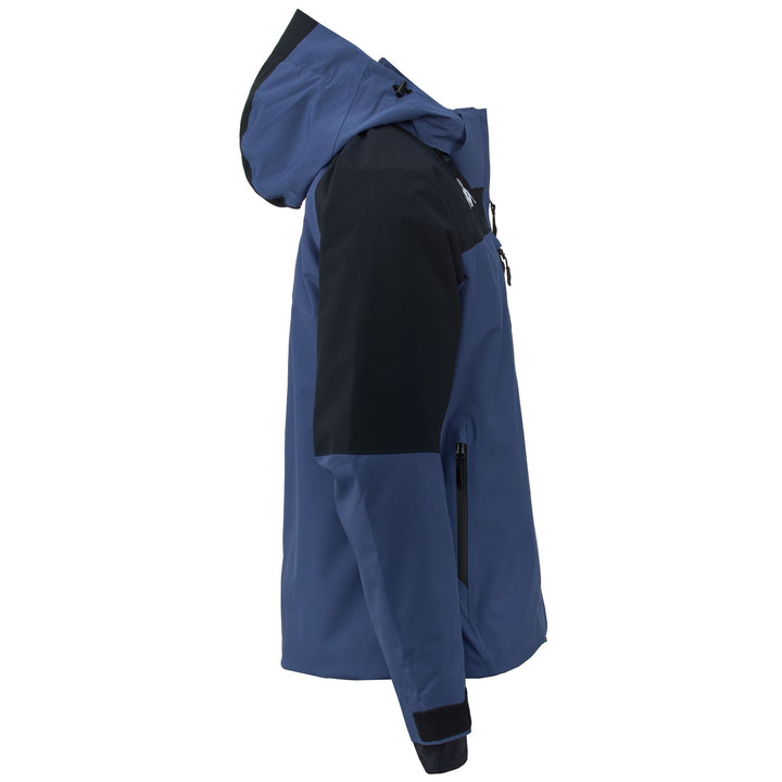 Jackets Man 6CENTO 611P Mid BLUE FIORD - BLUE DK NAVY - BLACK Dressed Front (jpg Rgb)	