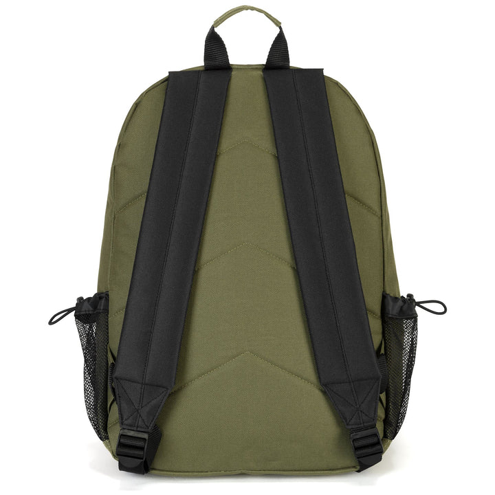 Bags Unisex LOGO CLOYSTER Backpack GREEN OLIVE Dressed Front (jpg Rgb)	