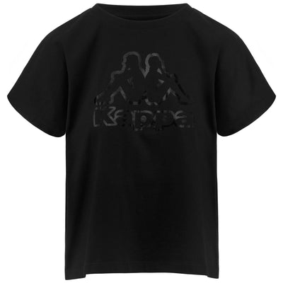 T-ShirtsTop Woman LOGO DUVA T-Shirt Black | kappa Photo (jpg Rgb)			