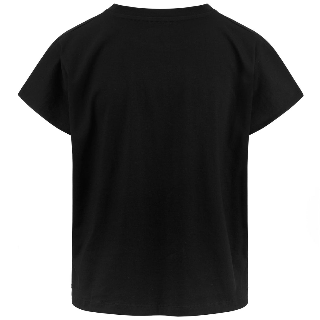 T-ShirtsTop Woman LOGO DUVA T-Shirt BLACK Dressed Side (jpg Rgb)		
