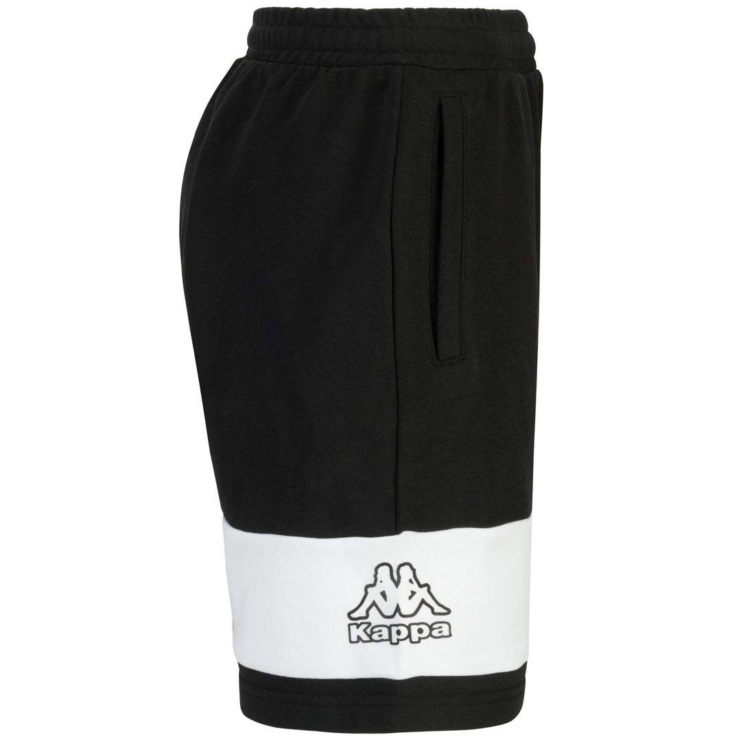 Shorts Man LOGO DRIT Sport  Shorts BLACK - WHITE Dressed Front (jpg Rgb)	