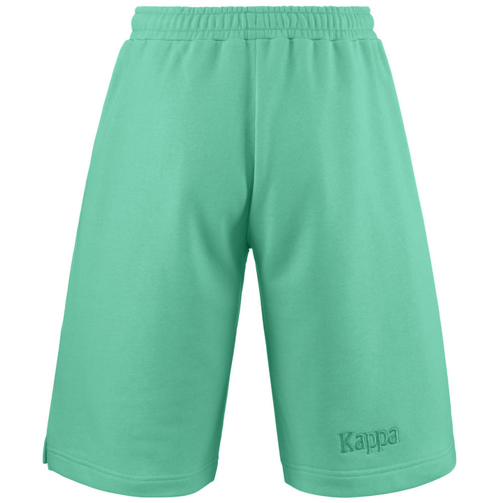 Shorts Man AUTHENTIC GABOX Sport  Shorts GREEN NETTUNO Dressed Side (jpg Rgb)		