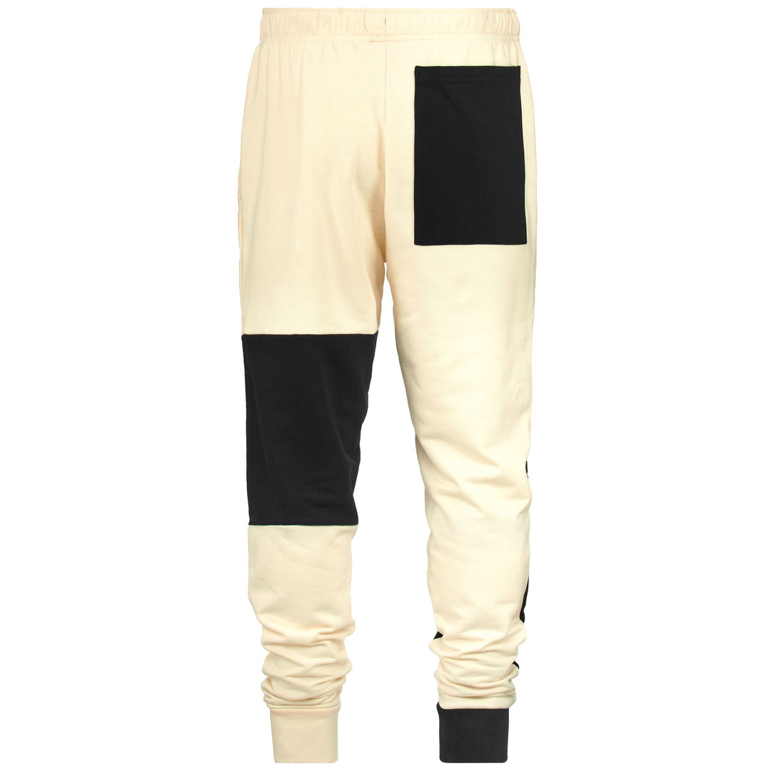 Pants Man 222 BANDA VENOM Sport Trousers WHITE CREAM - BLACK Dressed Side (jpg Rgb)		