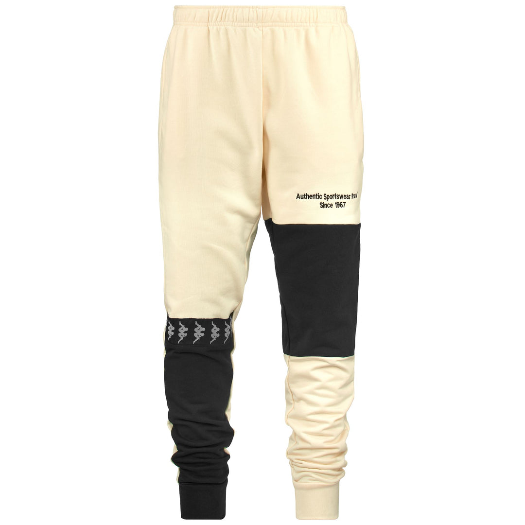 Pants Man 222 BANDA VENOM Sport Trousers WHITE CREAM - BLACK Photo (jpg Rgb)			