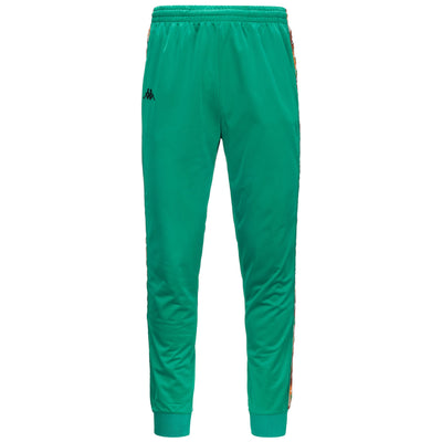 Pants Man 222 BANDA RASTORIA GRAPHIKTAPE Sport Trousers GREEN GRASS-WHITE-BROWN LT TOBACCO Photo (jpg Rgb)			