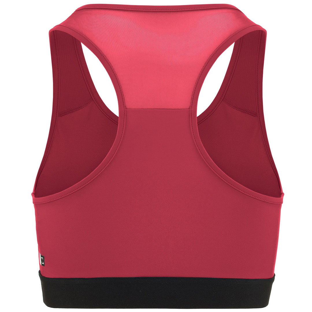 Active Jerseys Woman KOMBAT DARE Top RED RIBES Dressed Side (jpg Rgb)		