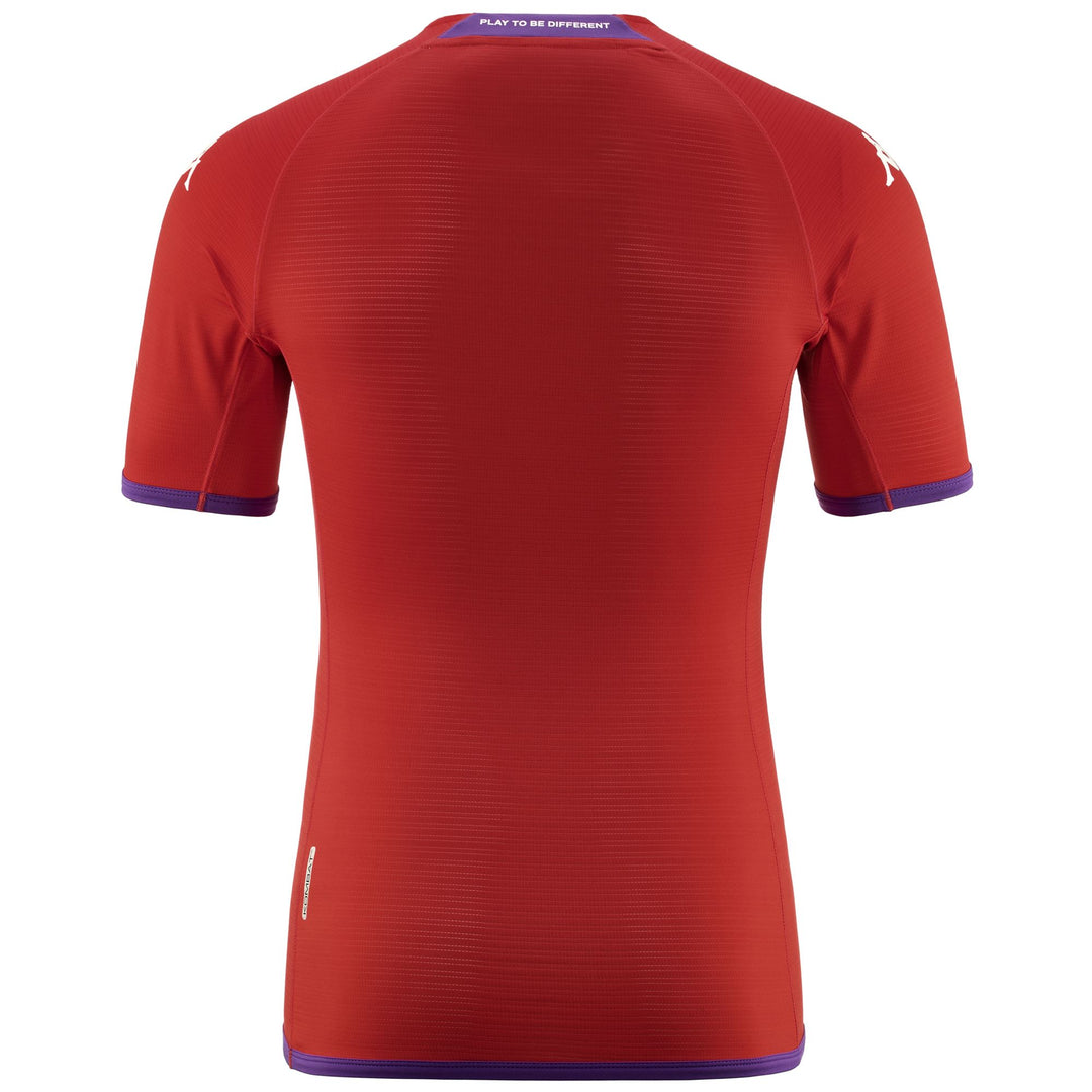 Active Jerseys Man KOMBAT GK PRO 2023 FIORENTINA Shirt RED BLAZE - VIOLET INDIGO Dressed Side (jpg Rgb)		