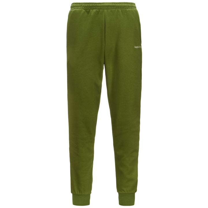 Pants Man AUTHENTIC VOLEN Sport Trousers GREEN PESTO - WHITE ASPARAGUS Photo (jpg Rgb)			