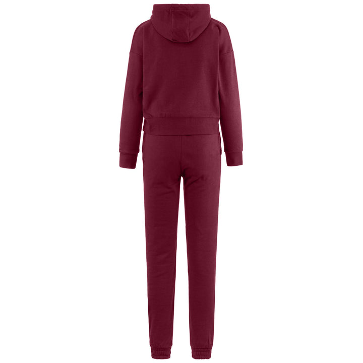 Sport Suits Woman LOGO 365 DETTO PANT / SWEATER RED RODODENDRO Dressed Side (jpg Rgb)		