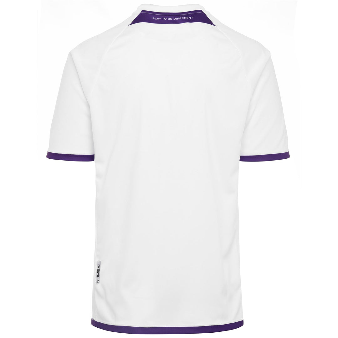 Active Jerseys Man KOMBAT EXTRA FIORENTINA Shirt WHITE-VIOLET INDIGO Dressed Side (jpg Rgb)		