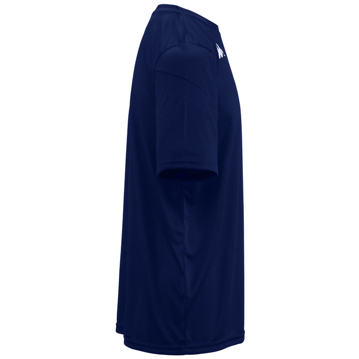 Active Jerseys Man KAPPA4FOOTBALL DOVO Shirt BLUE MARINE Dressed Front (jpg Rgb)	