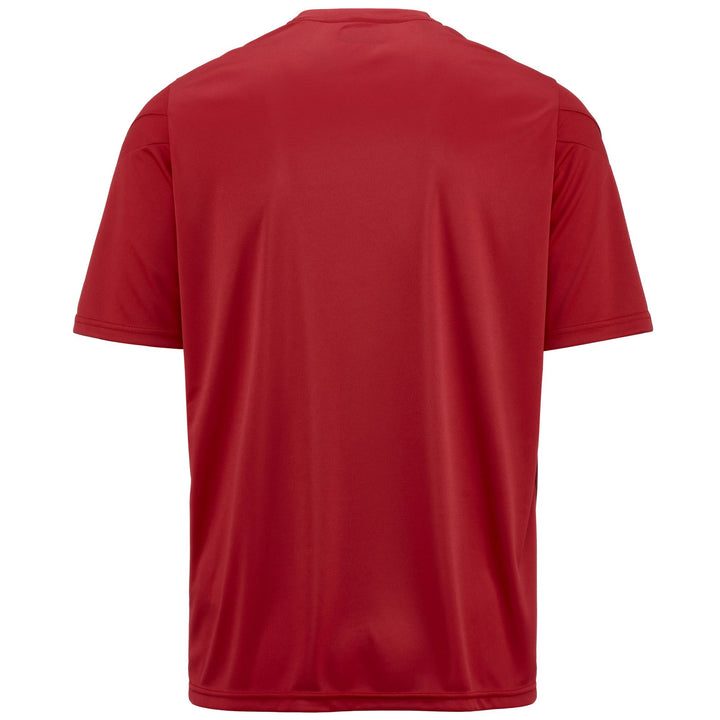 Active Jerseys Man KAPPA4FOOTBALL DOVO Shirt RED CHINESE Dressed Side (jpg Rgb)		