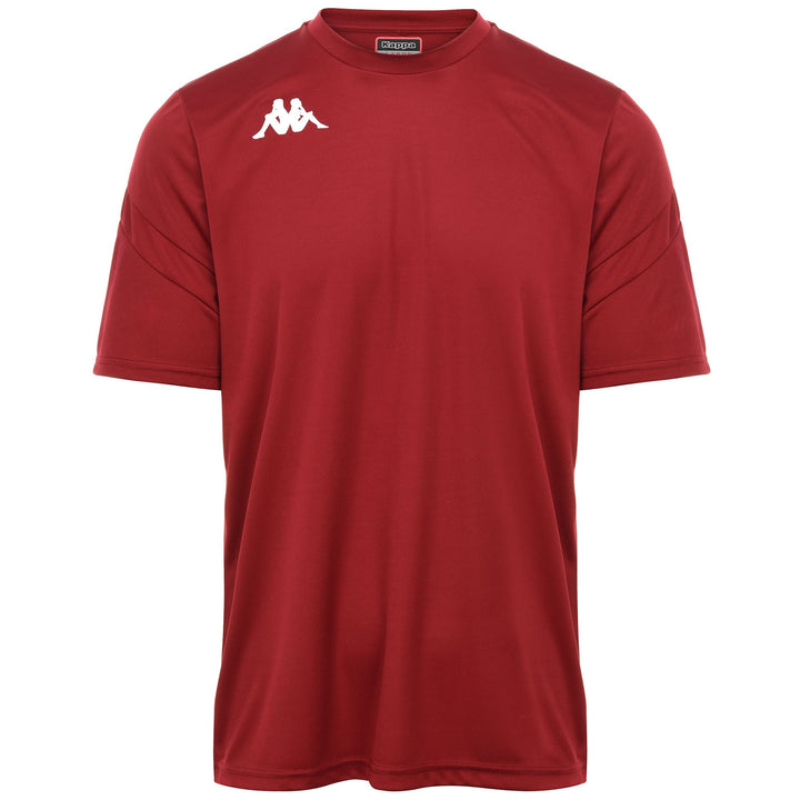 Active Jerseys Man KAPPA4FOOTBALL DOVO Shirt RED GRANATA Photo (jpg Rgb)			