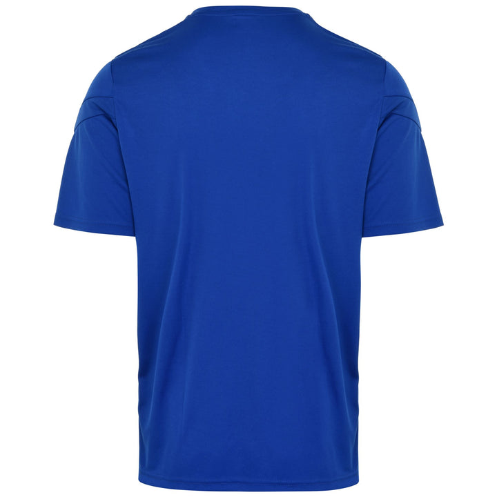 Active Jerseys Man KAPPA4FOOTBALL DOVO Shirt BLUE SAPPHIRE Dressed Side (jpg Rgb)		