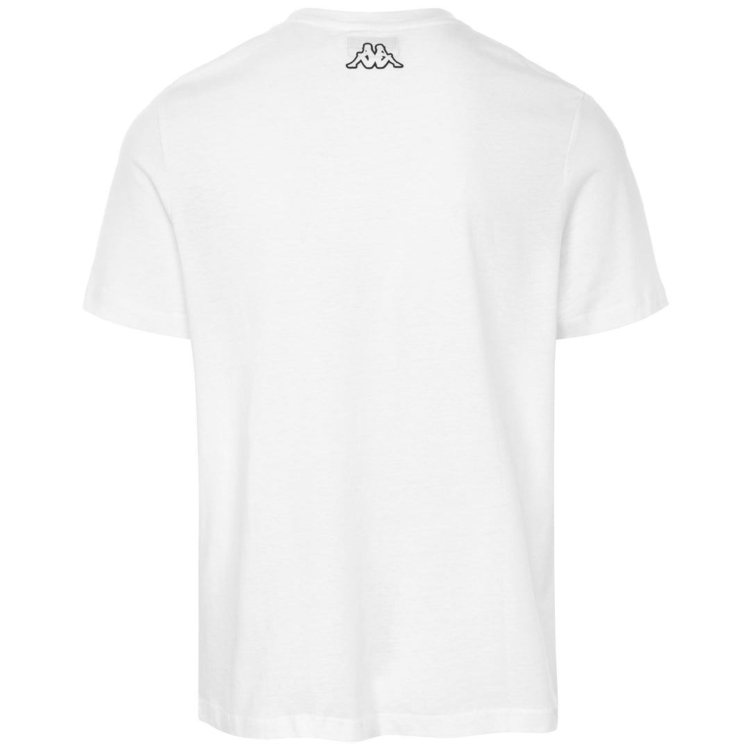 T-ShirtsTop Man LOGO DERMAN T-Shirt WHITE Dressed Side (jpg Rgb)		