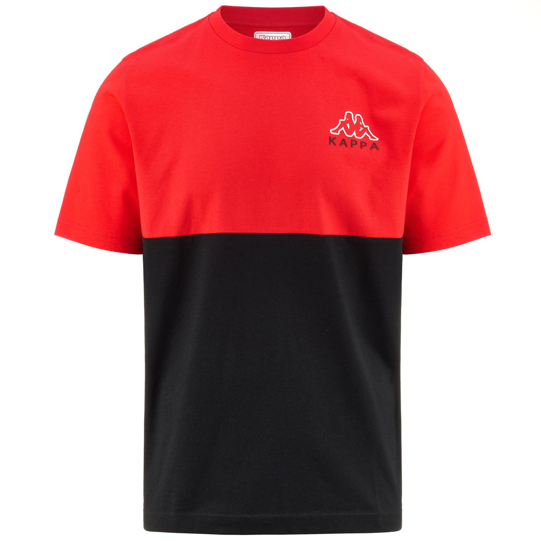 T-ShirtsTop Man LOGO EDWIN T-Shirt RED FLAME - BLACK Photo (jpg Rgb)			
