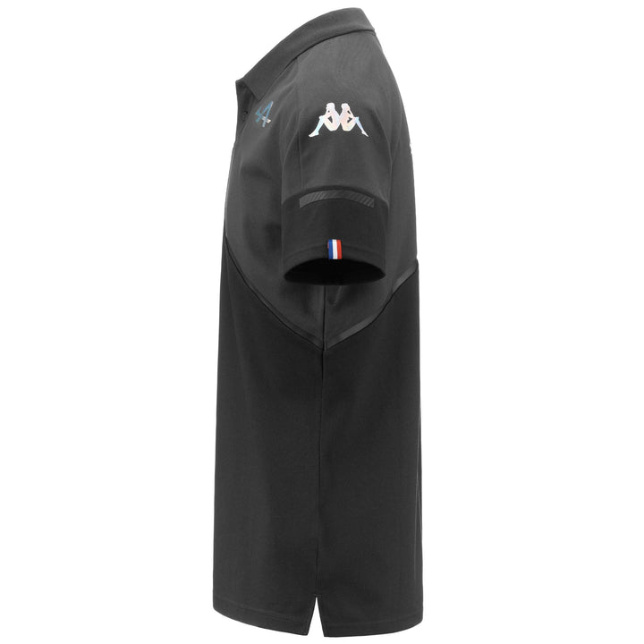 Polo Shirts Man ANGAI ALPINE F1 Polo GREY DK-GREY LT Dressed Back (jpg Rgb)		