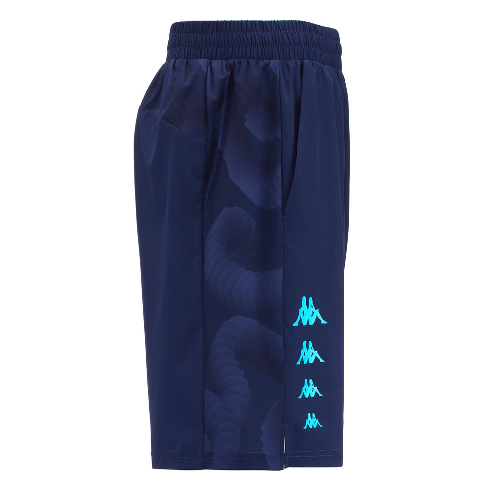 Shorts Man KOMBAT ENTE Sport  Shorts BLUE ECLIPSE - BLUE VIOLET - BLUE RIBBON Dressed Front (jpg Rgb)	