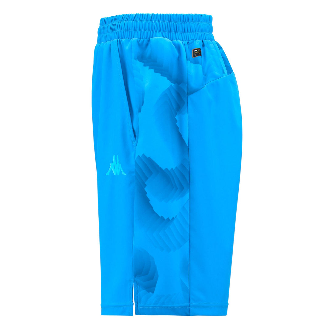 Shorts Man KOMBAT ENTE Sport  Shorts BLUE DRESDEN - TURQUOISE DK - BLUE METHYL Dressed Back (jpg Rgb)		