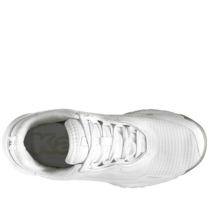 Sport Shoes Unisex KOMBAT FIRST PRO WP Low Cut WHITE - GREY LT Dressed Back (jpg Rgb)		