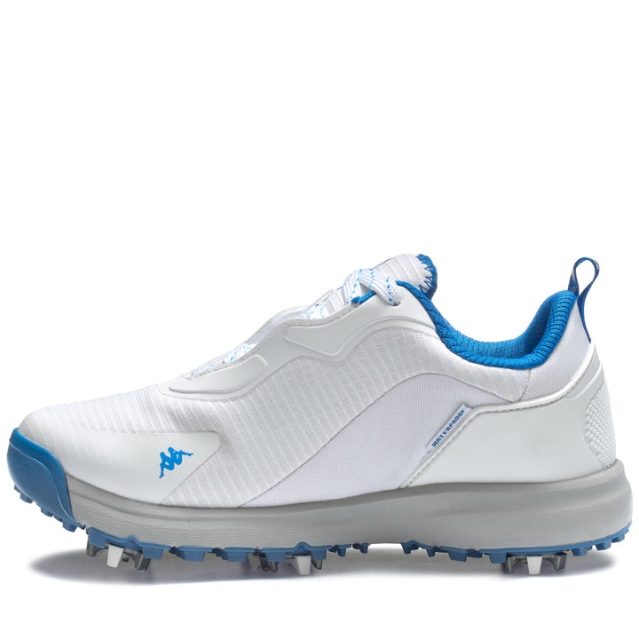 Sport Shoes Unisex KOMBAT FIRST PRO WP Low Cut WHITE-AZURE Dressed Side (jpg Rgb)		
