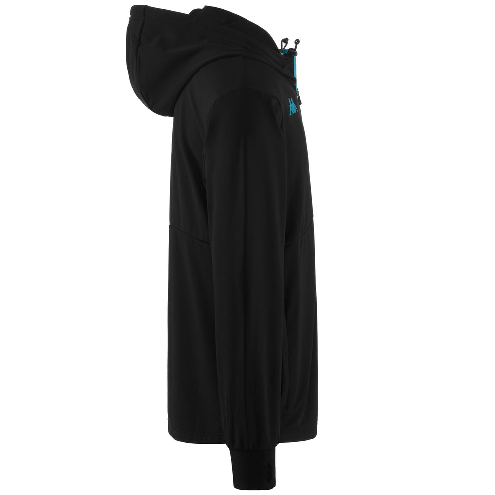 Fleece Man KOMBAT EXO Jacket BLACK Dressed Front (jpg Rgb)	