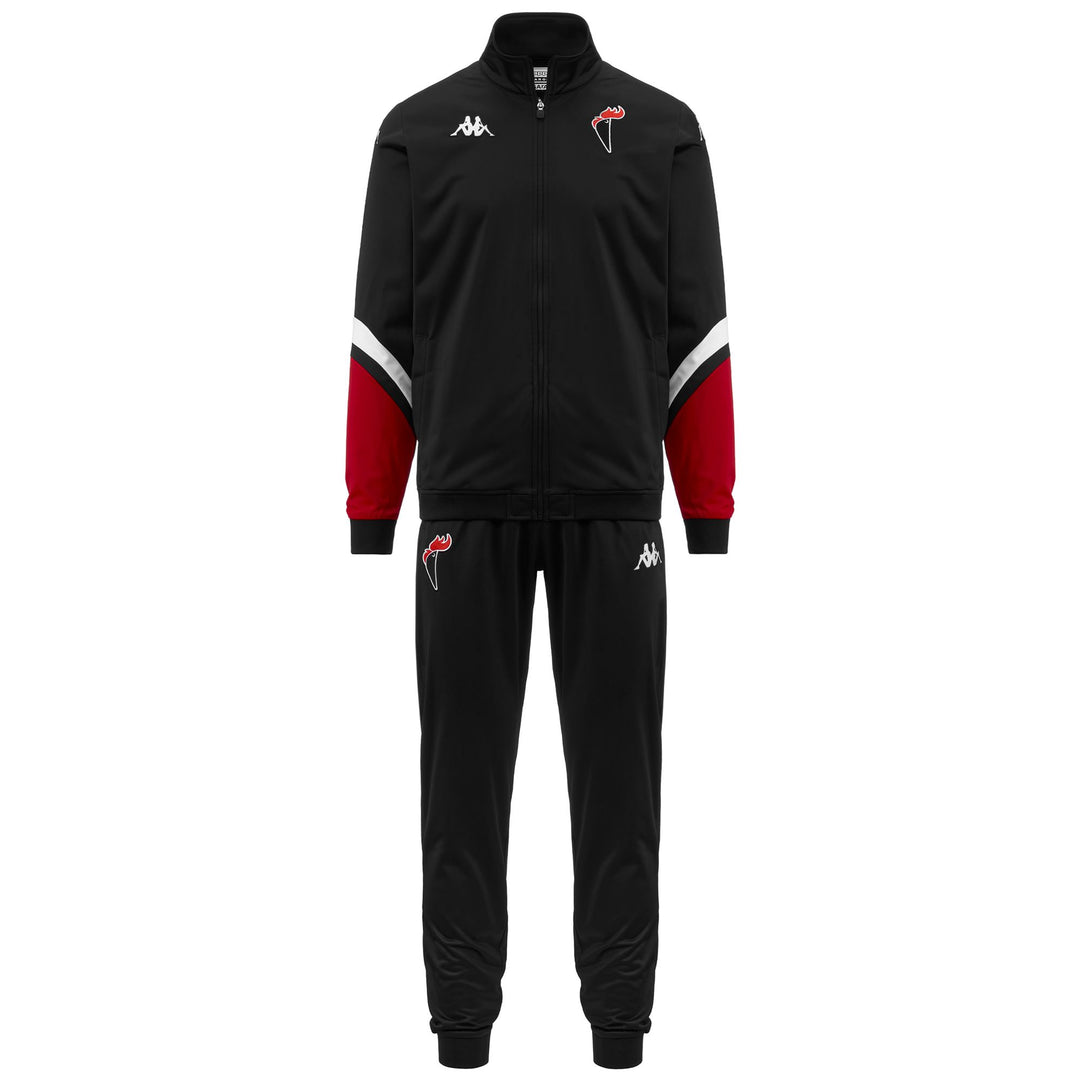 Sport Suits Man ALFENS BARI TRACKSUIT BLACK-WHITE-RED Photo (jpg Rgb)			